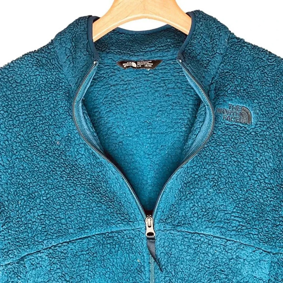 The North Face Teal Full Zip Fleece Sweater Jacket - Picture 2 of 11